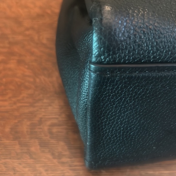 Marc Jacobs 2 Way Cadena Charm Black Pebbled Leather Satchel - Picture 8 of 15